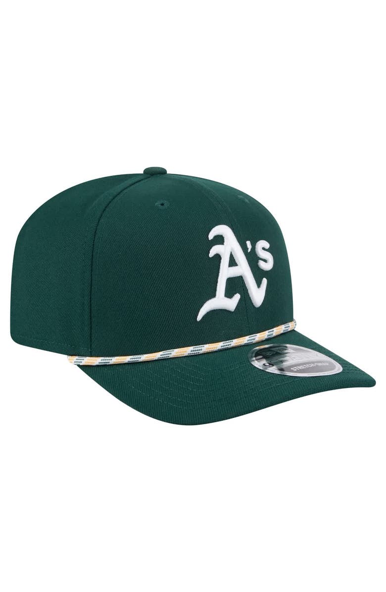 New Era Men's New Era Green Athletics Multi-Rope 9SEVENTY Stretch-Snap Hat, Alternate, color, Green