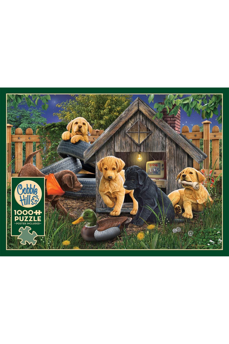In The Doghouse 1000 Piece Puzzle, Alternate, color, Multicolored