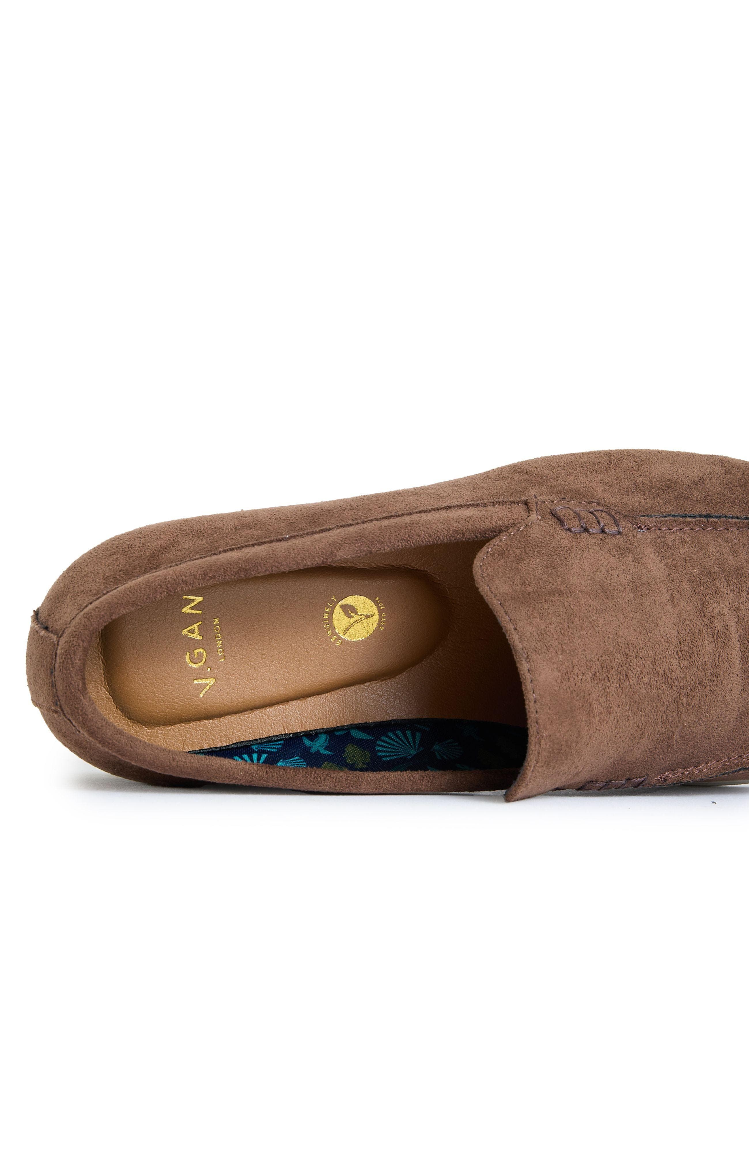 Cashew Slip On Loafers, Alternate, color, Dark Brown
