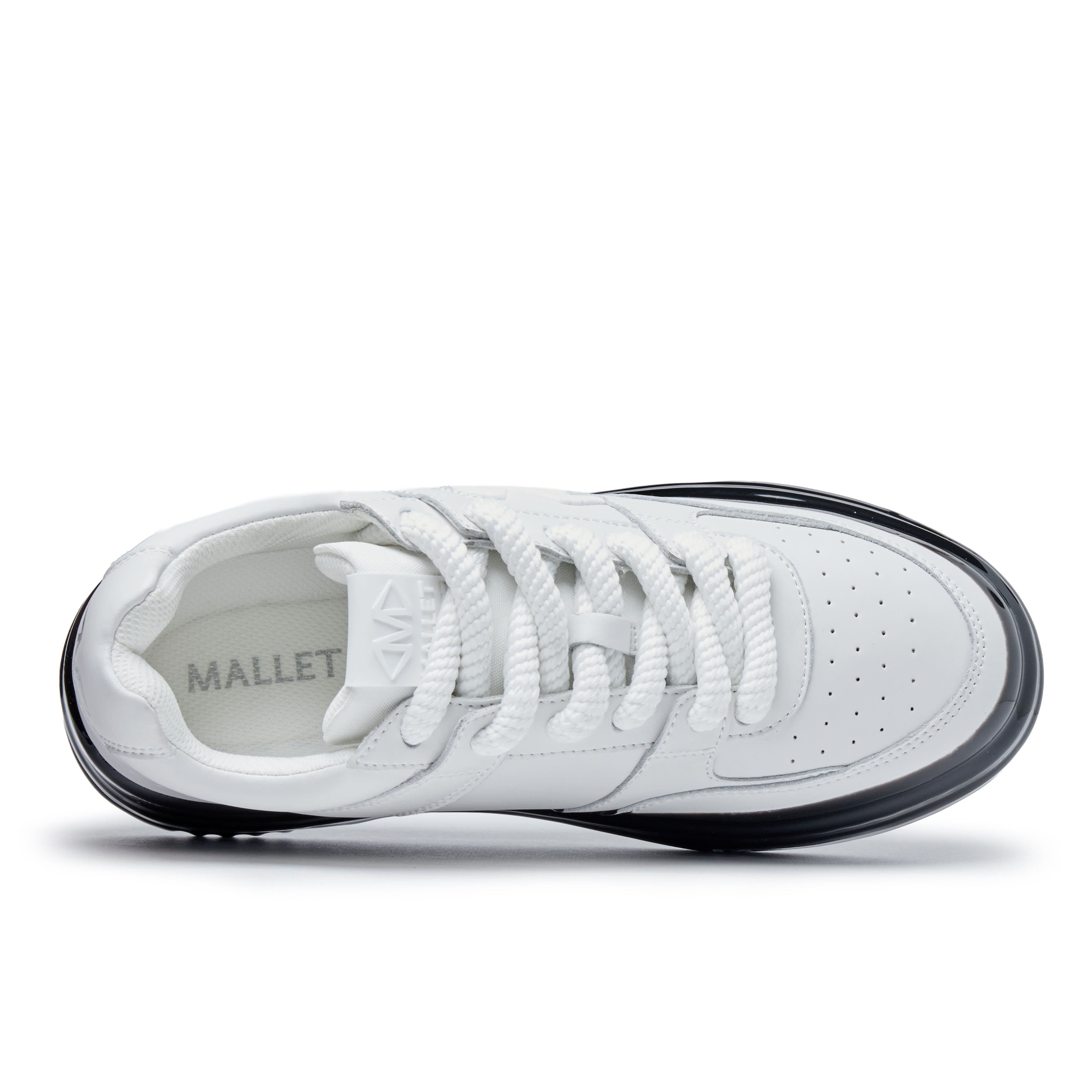 MALLET Clayton Sneakers, Alternate, color, White Black