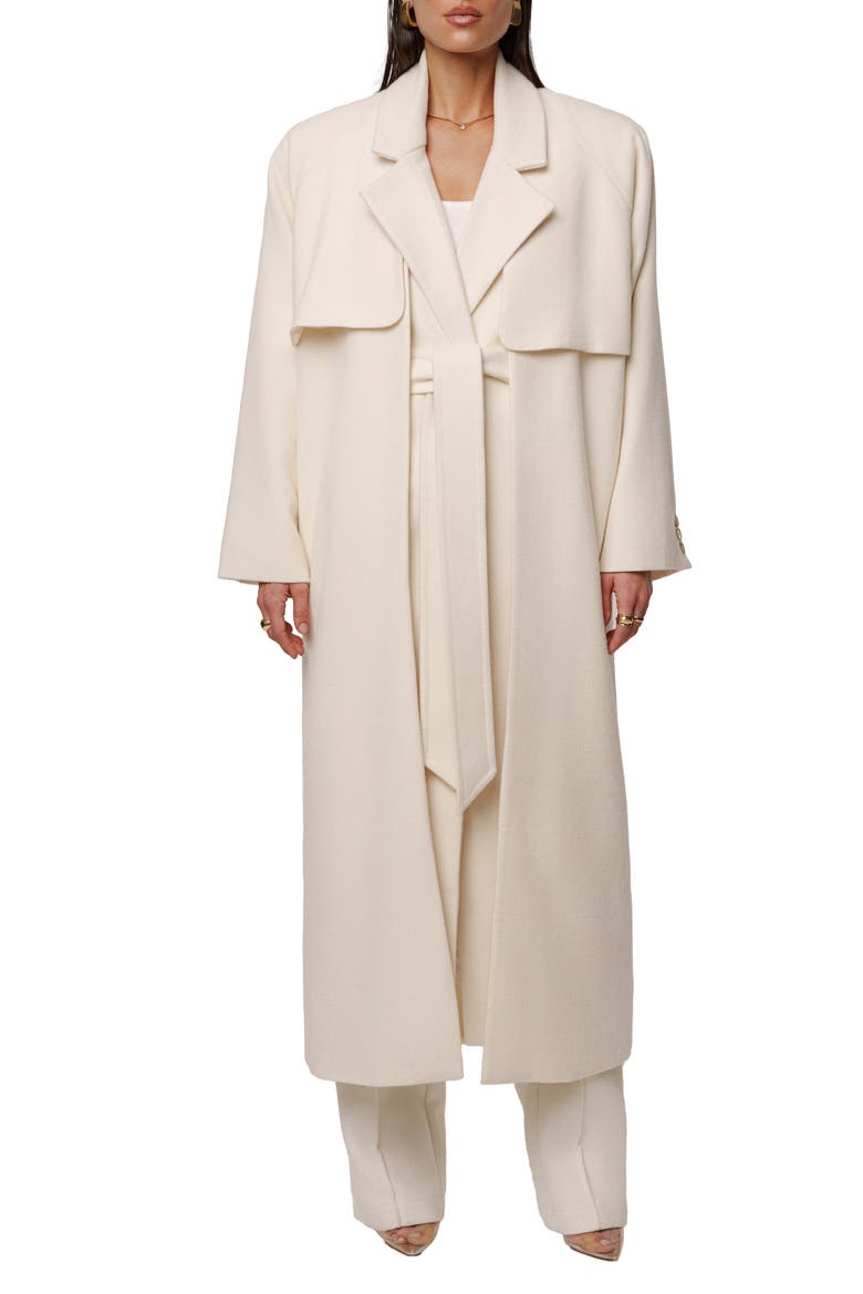 Cloud Woven Coat, Main, color, IVORY