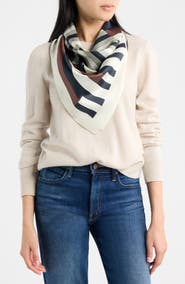 Nordstrom Printed Square Silk Scarf