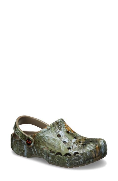 Gender Inclusive Realtree Edge Camo Baya Clog