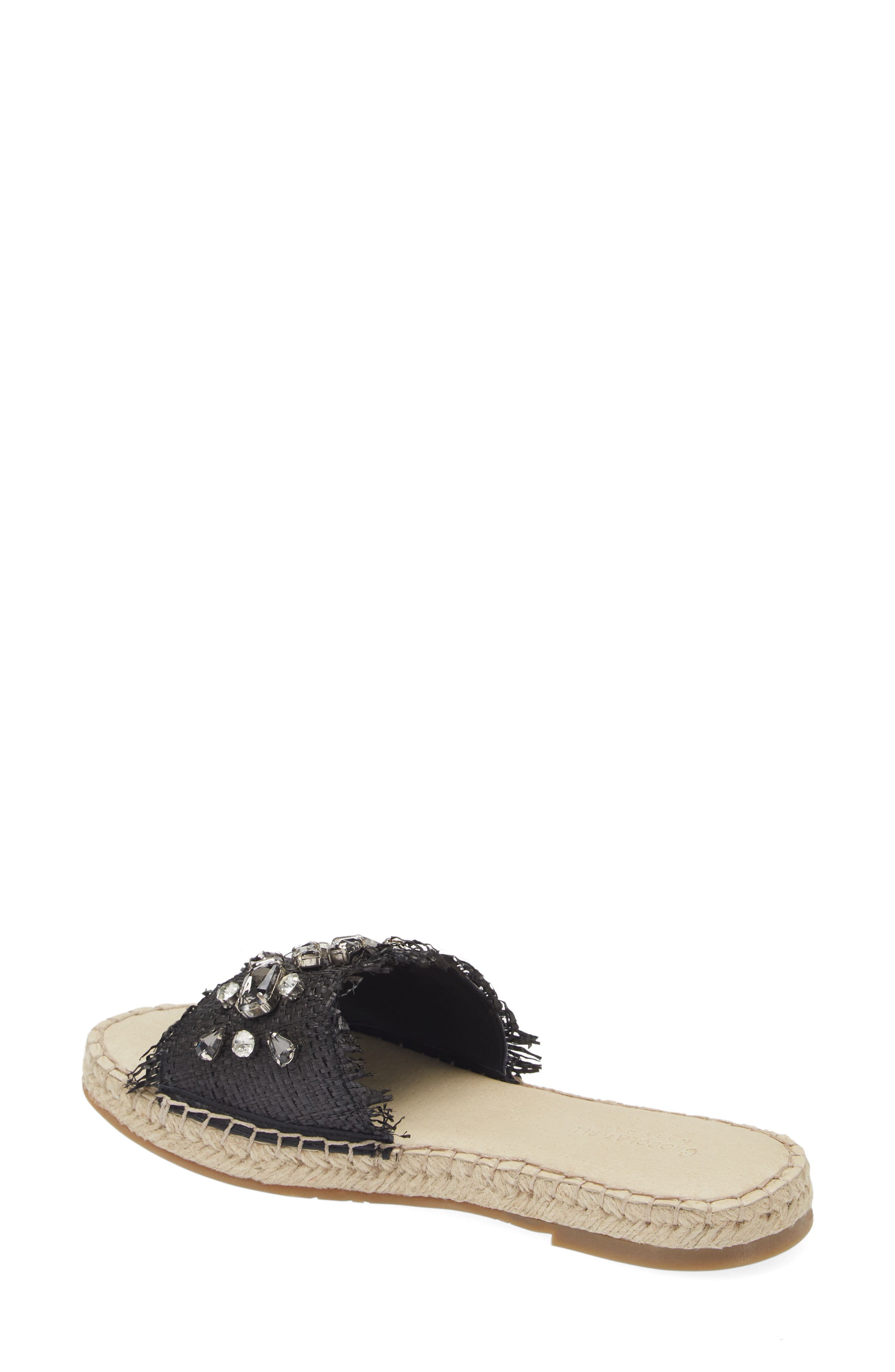 Chocolat Blu Ellis Crystal Slide Sandal, Alternate, color, 