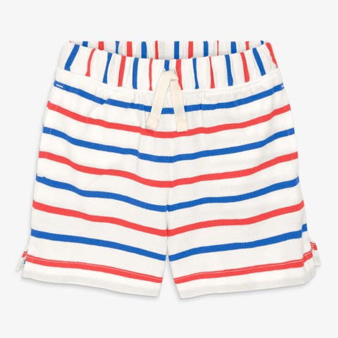 Baby Play Short In Blueberry Stripe