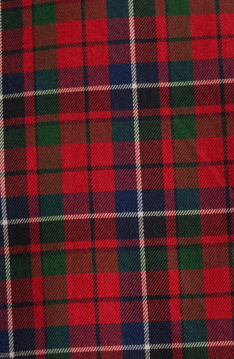 Polo Ralph Lauren Classic Fit Plaid Cotton Twill Button-Up Shirt, Alternate, color, Red Navy Multi