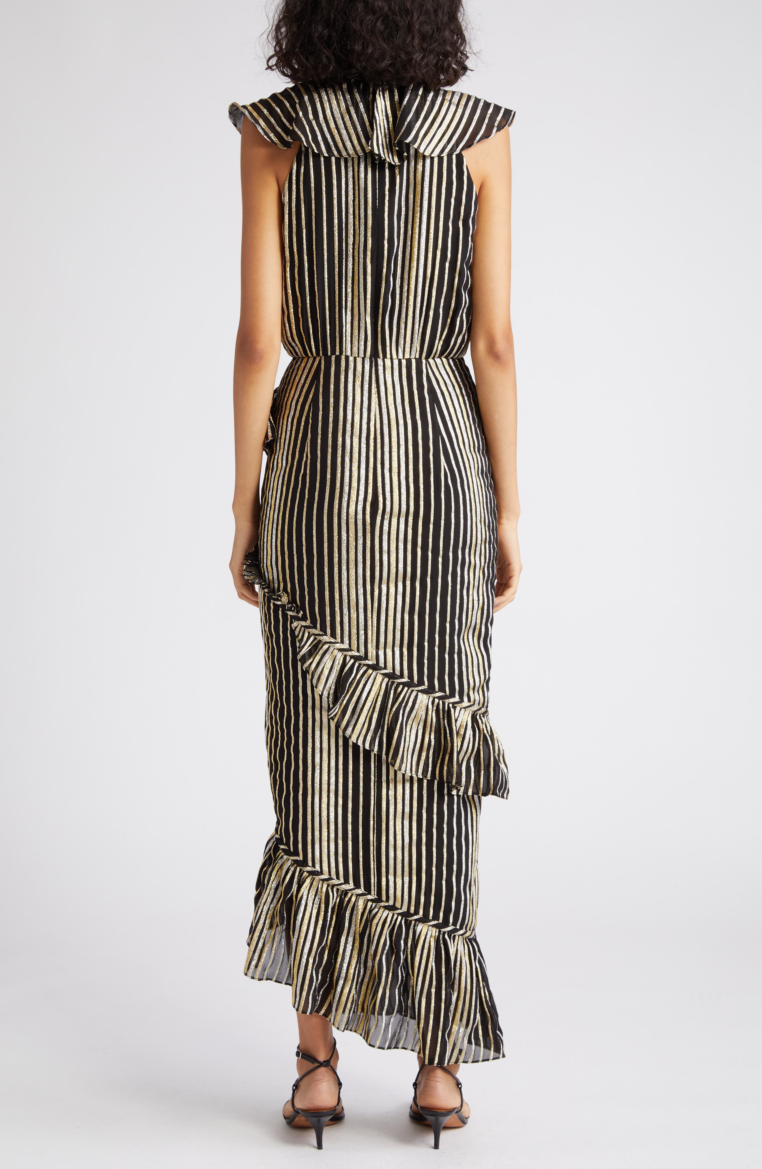 Anita Ruffle Trim Burnout Dress - image 2