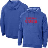 Champion Men's Champion Royal Chicago Cubs Triumph Tri-Blend Raglan Hoodie