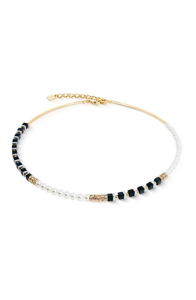 COEUR DE LION Precious Fusion Offset Necklace, Main, color, Pearl