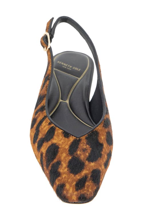 Kenneth Cole Berkette Slingback Flat In Animal Print