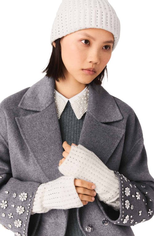 Maje Wool And Rhinestone Hat In Multi