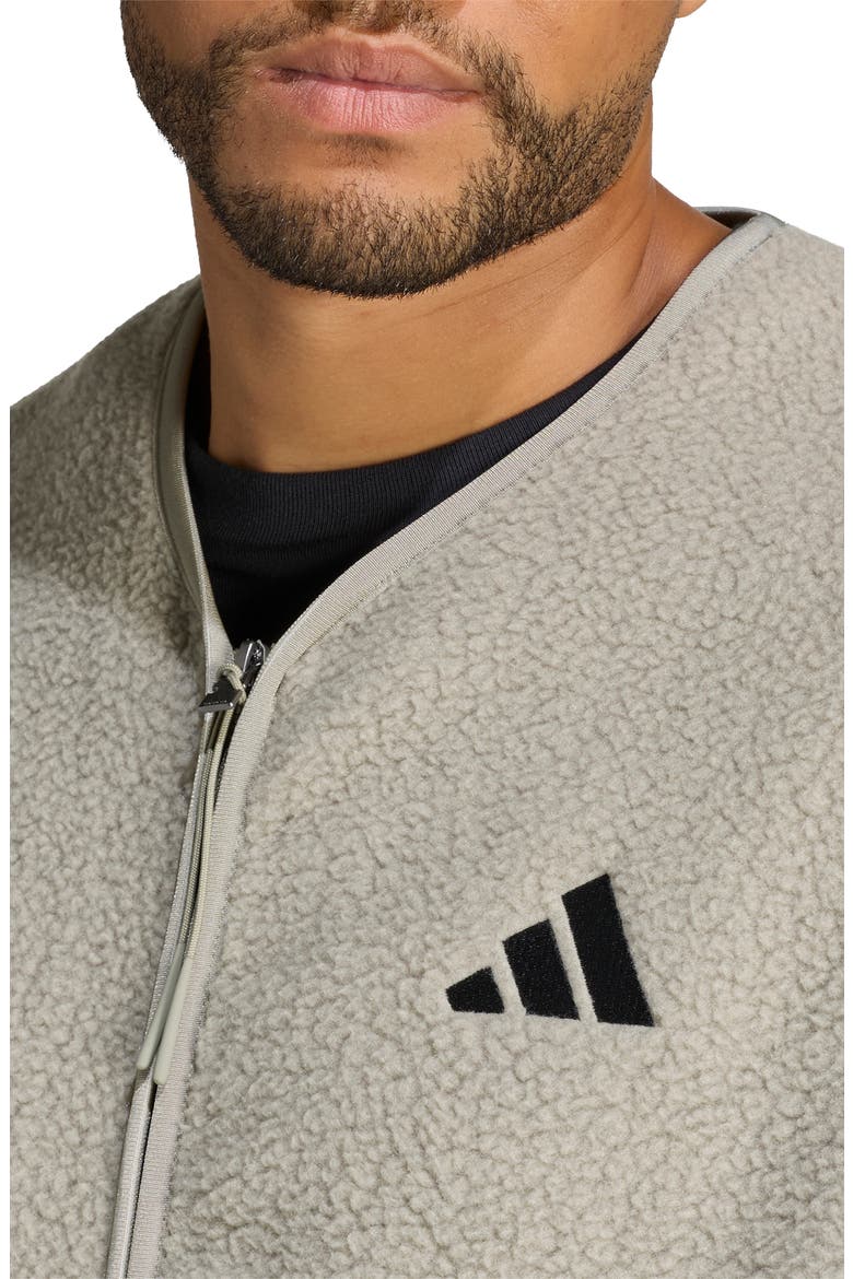 3S Warm Fleece Vest, Alternate, color, SILVER PEBBLE