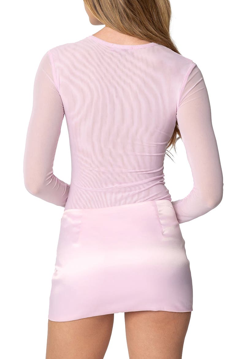 Clio Mesh Bodysuit, Alternate, color, LIGHT-PINK