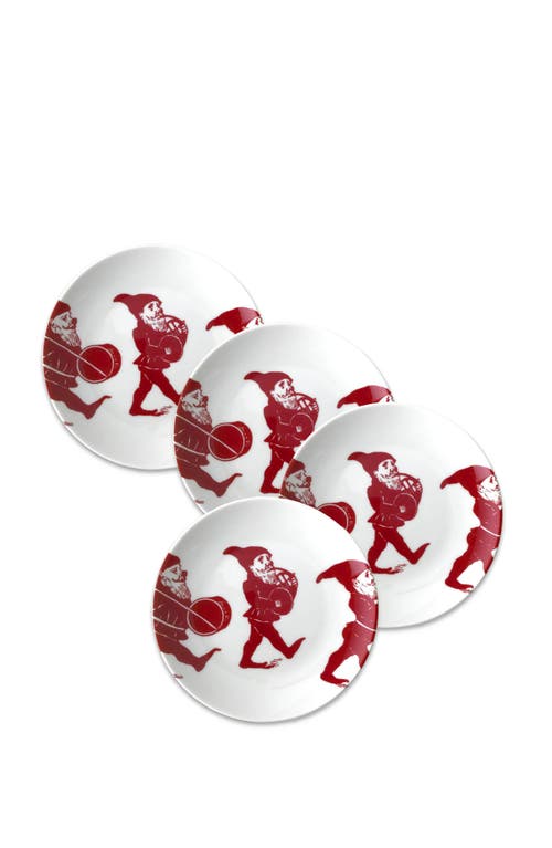 Caskata Elves Small Plates In Red