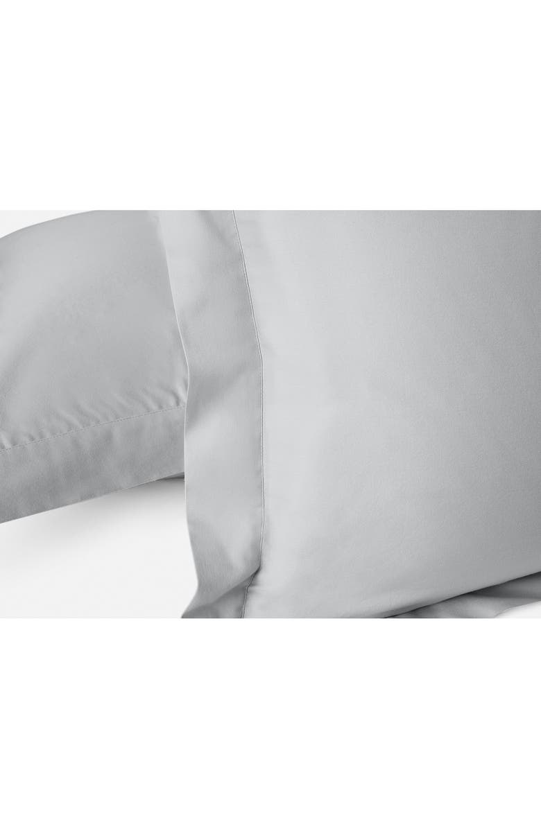Coyuchi Cloud Soft Organic Cotton Sateen Euro Pillow Sham, Alternate, color, Seal