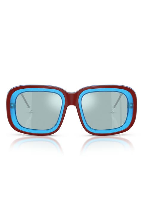 52mm Square Sunglasses