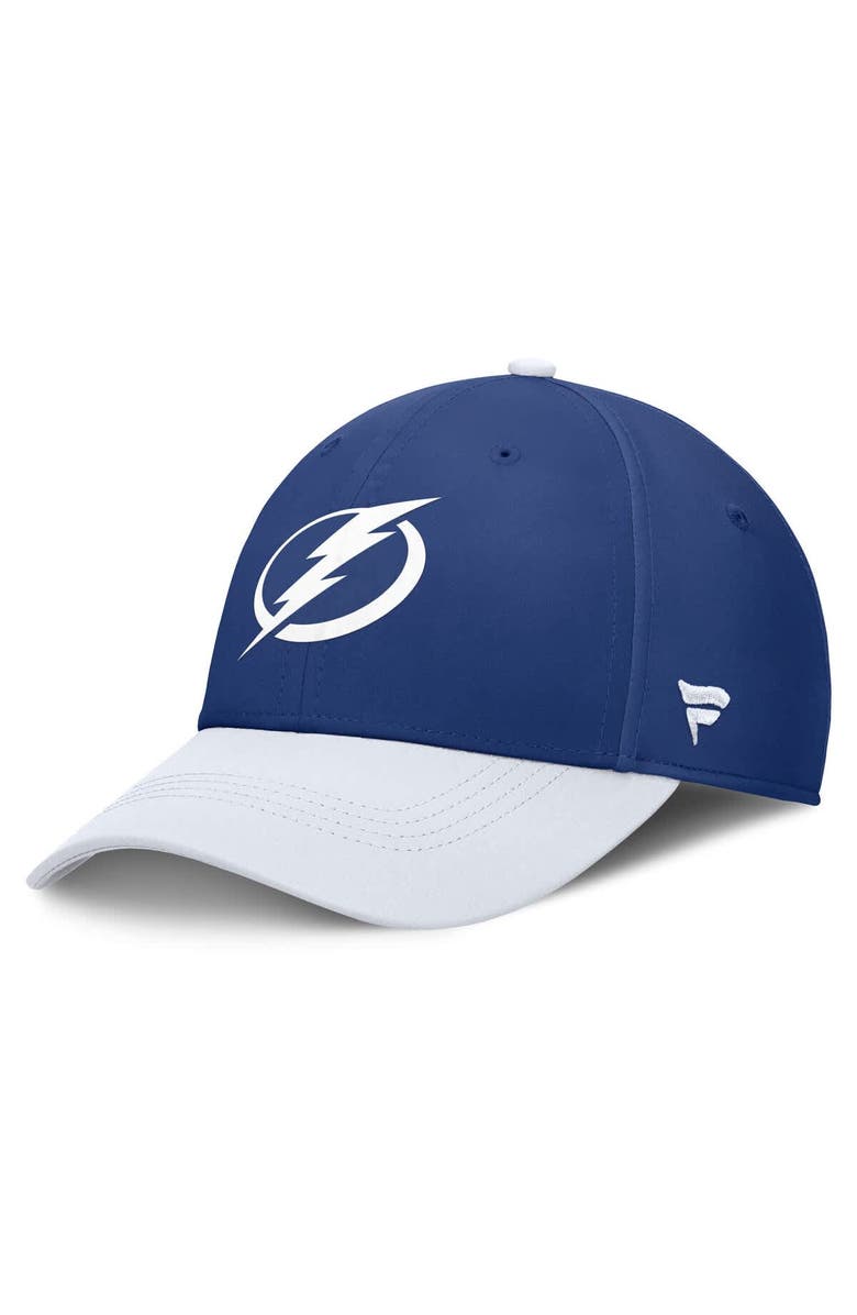 FANATICS Men's Fanatics Blue/White Tampa Bay Lightning Authentic Pro Rink Flex Hat, Alternate, color, 