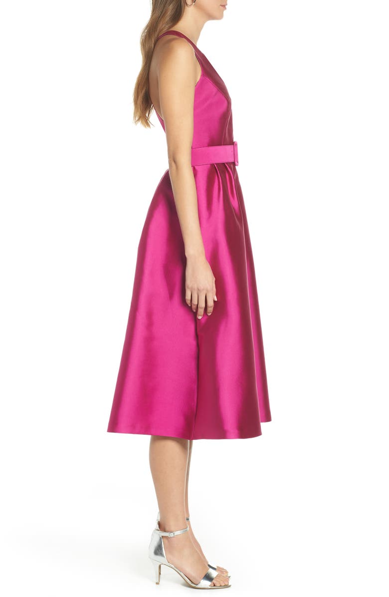 1901 Belted Fit & Flare Dress, Alternate, color,