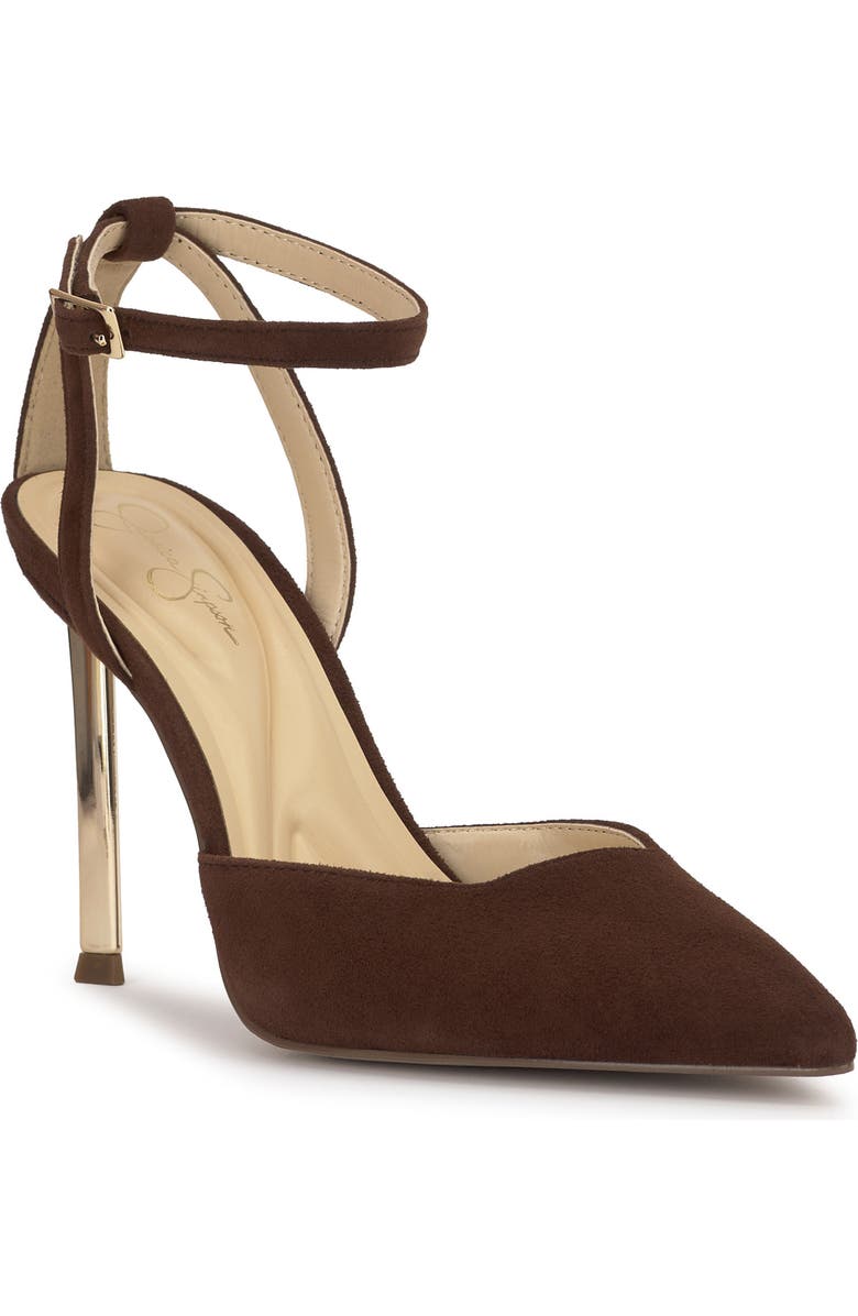 Jessica Simpson Kalynia Ankle Strap Pump, Main, color, Walnut Torsue