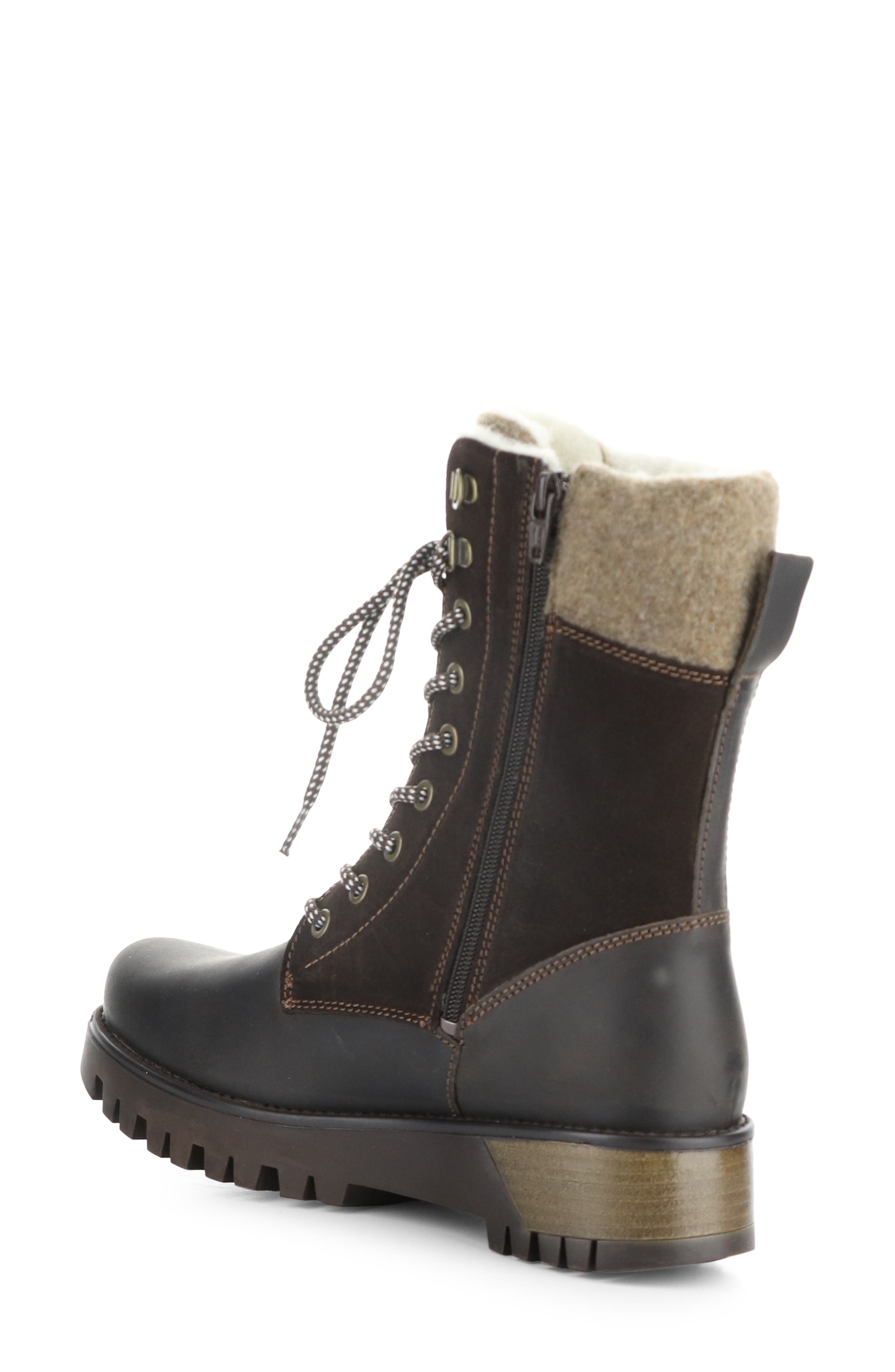 Genus Prima Waterproof Platform Bootie, Alternate, color, DK BROWN/COFFEE/BARK