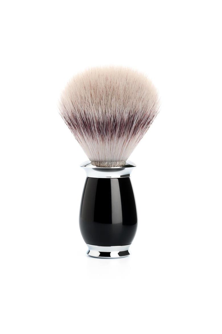 Purist Black Silvertip Fiber Shaving Brush, Main, color, Black