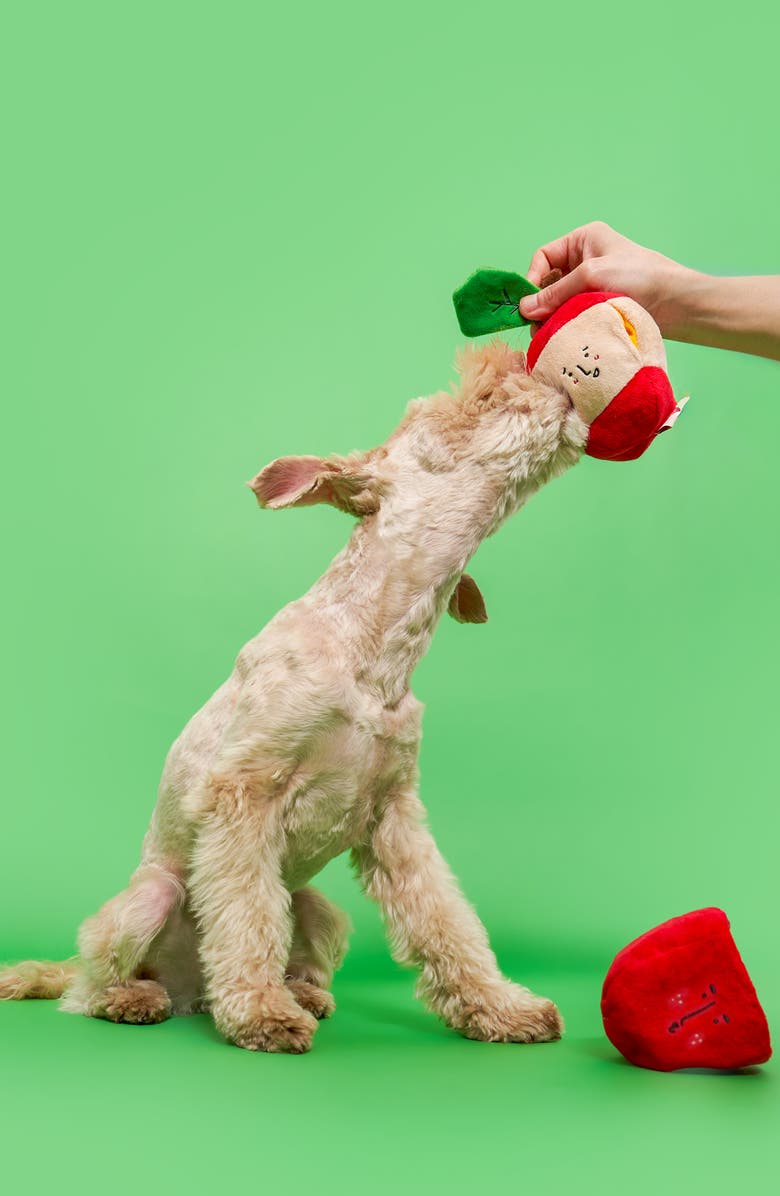 the furryfolks Apple Nosework Toy, Alternate, color, Red