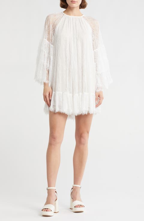 Delia Ruffle Long Sleeve Dress