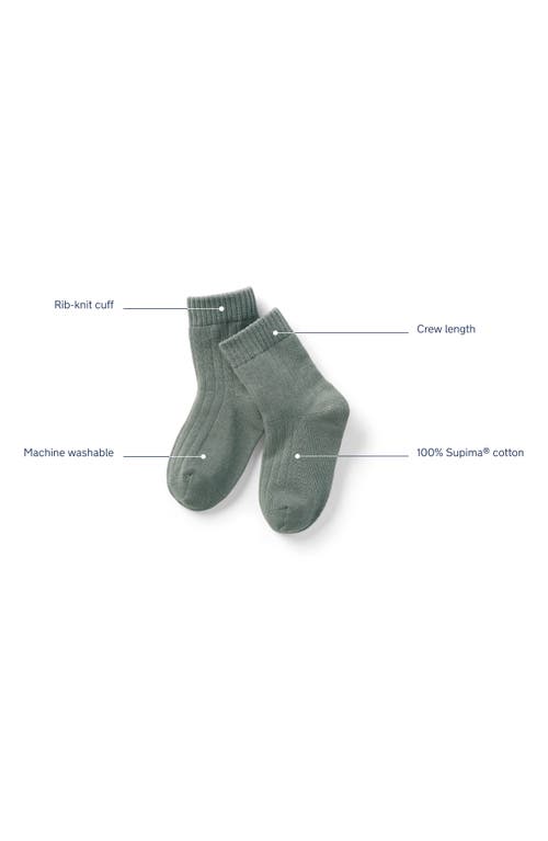 Nuna Cotton Blend Crew Socks In Neutral