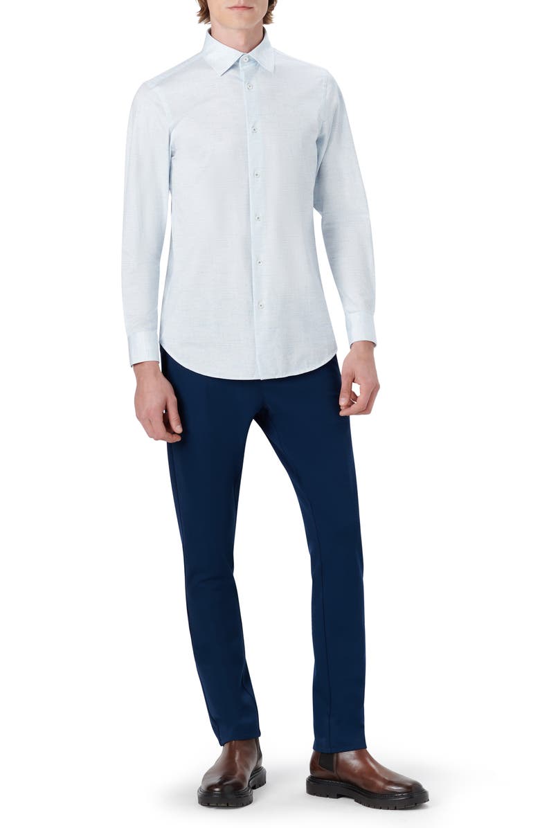 Bugatchi OoohCotton<sup>®</sup> Button-Up Shirt, Alternate, color, 