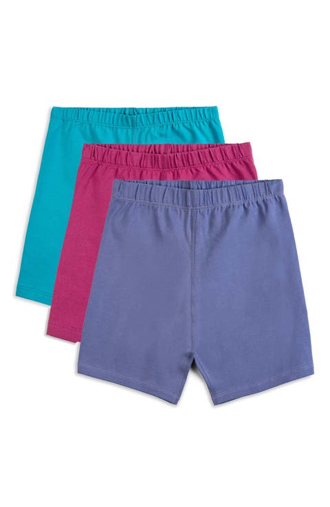 Organic Cotton GIrls Bike Shorts 3-pk