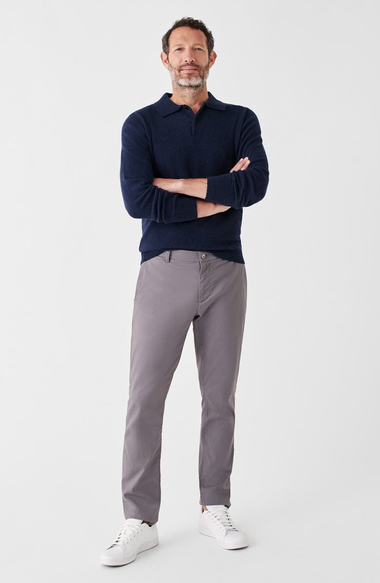 Faherty Island Life Flat Front Organic Cotton Blend Chinos, Alternate, color, 