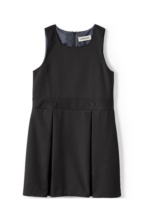 Lands' End Girls Uniform Solid Jumper In Black