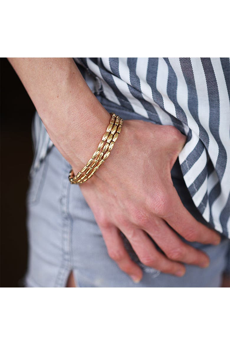 Lila Gold Stack Bracelets, Alternate, color, Gold