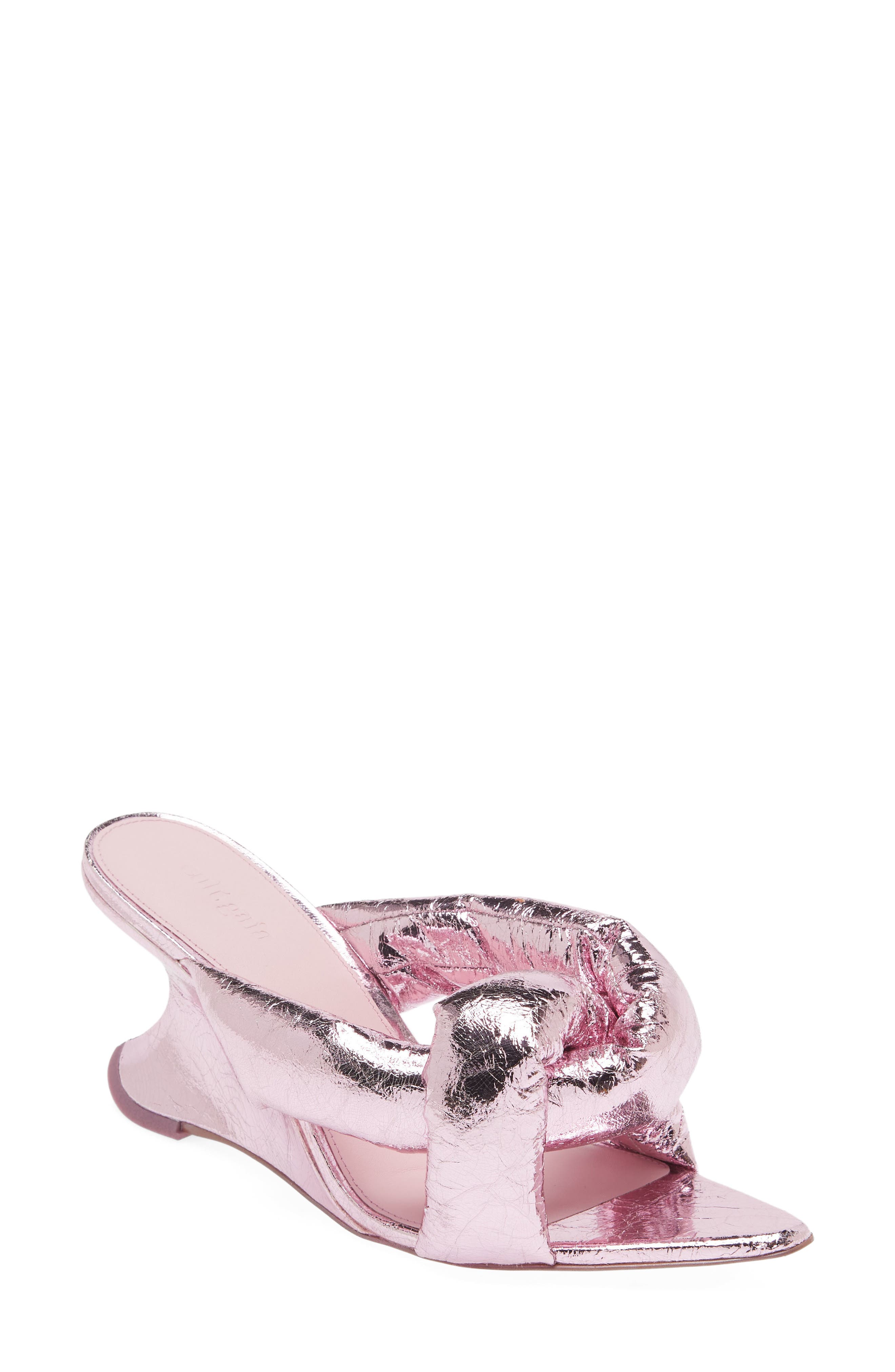 Irene Metallic Puff Sandal, Main, color, CAMEO