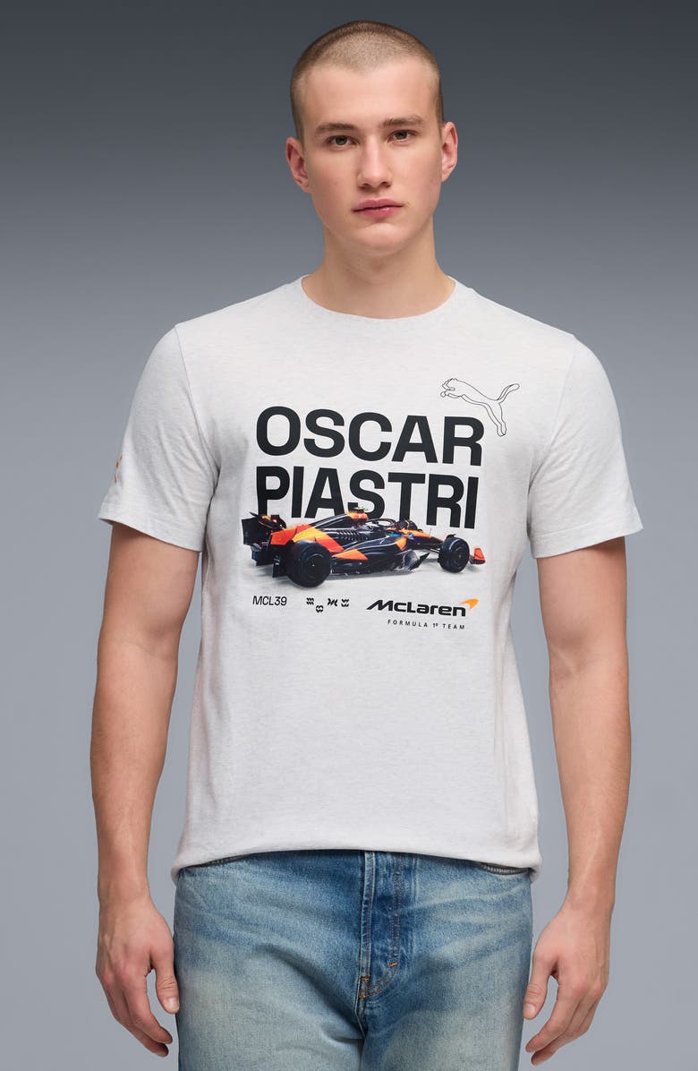 PUMA McLaren Racing Driver Graphic T-Shirt, Alternate, color, White Glow Heather