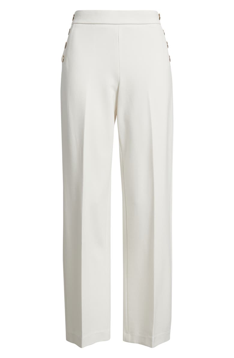 Anne Klein Pull-On Sailor Pants, Alternate, color, White Dove