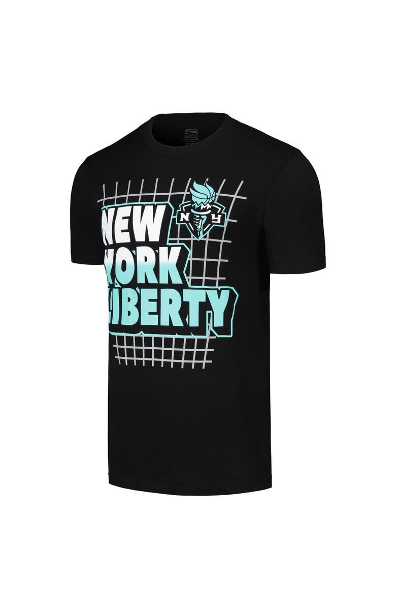 Stadium Essentials Unisex Stadium Essentials Black New York Liberty Spelled Out T-Shirt, Alternate, color, Black