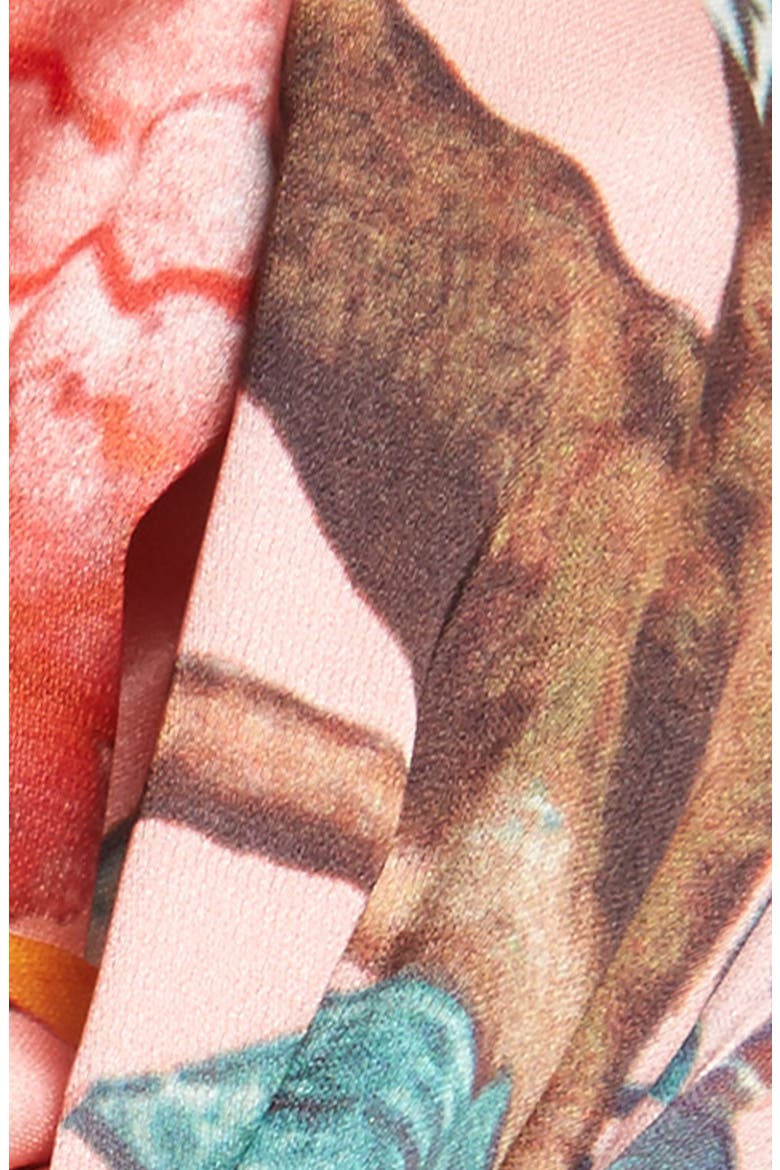 Floral Forest Print Head Wrap, Alternate, color, PINK MULTI