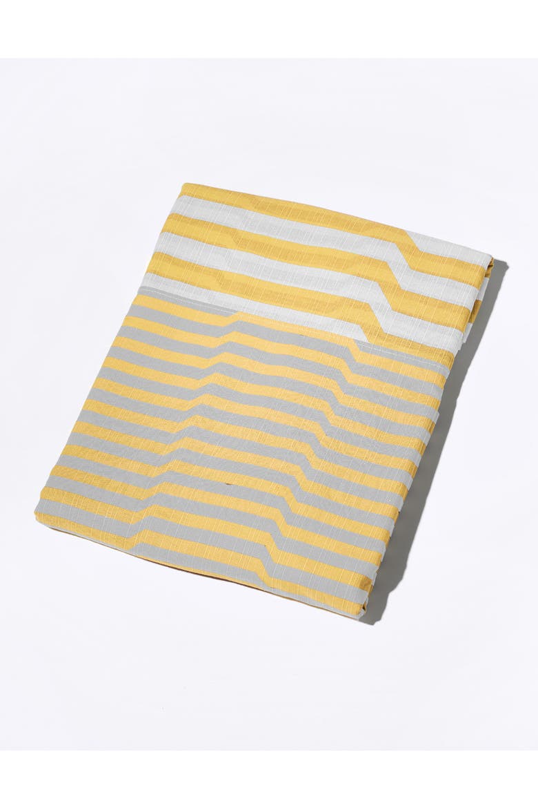 Tablecloth Reversible Stripe Stonecrop, Alternate, color, STONECROP