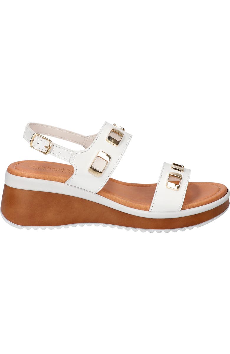 Bella Vita Vic Italy Platform Sandal, Alternate, color, White Italian Leather