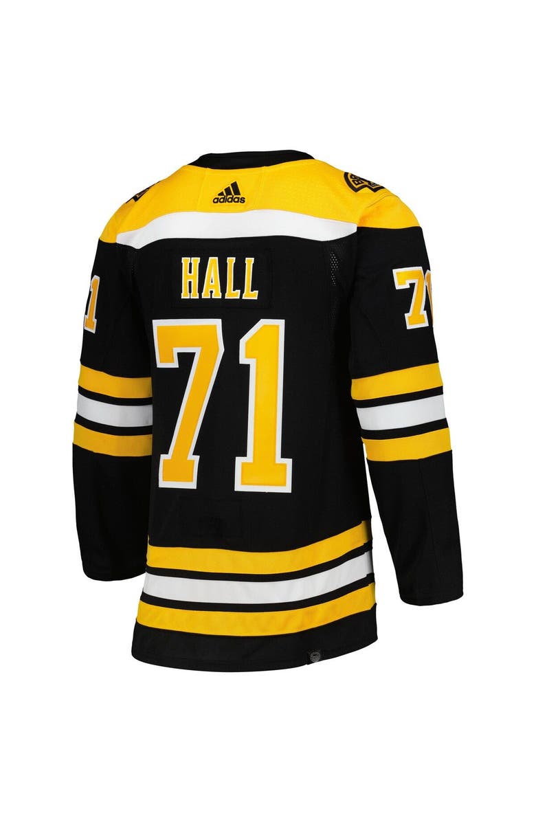 adidas Men's adidas Taylor Hall Black Boston Bruins Primegreen Authentic Pro Home Player Jersey, Alternate, color, 