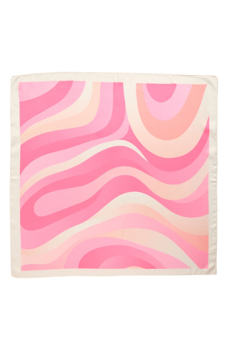 FRASIER STERLING Spritz Square Scarf, Alternate, color, Pink