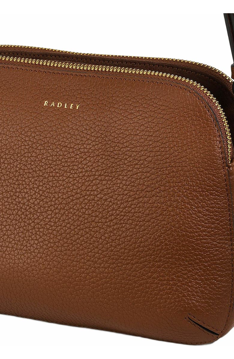 Radley Dukes Place Medium Ziptop Crossbody Bag, Alternate, color, Saddle