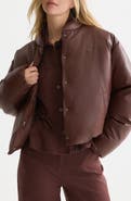Scotch & Soda Faux Leather Short Jacket