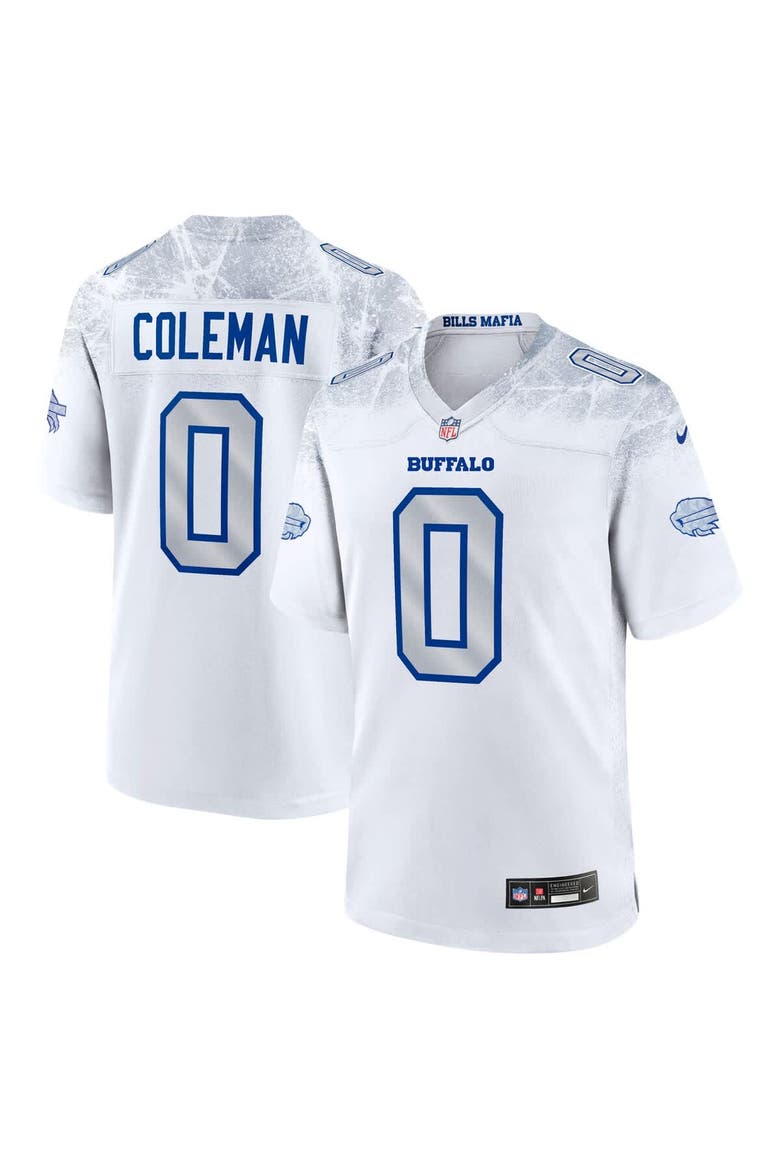 Men's Nike Keon Coleman White Buffalo Bills 2025 Rivalries Collection Game Jersey, Main, color, White