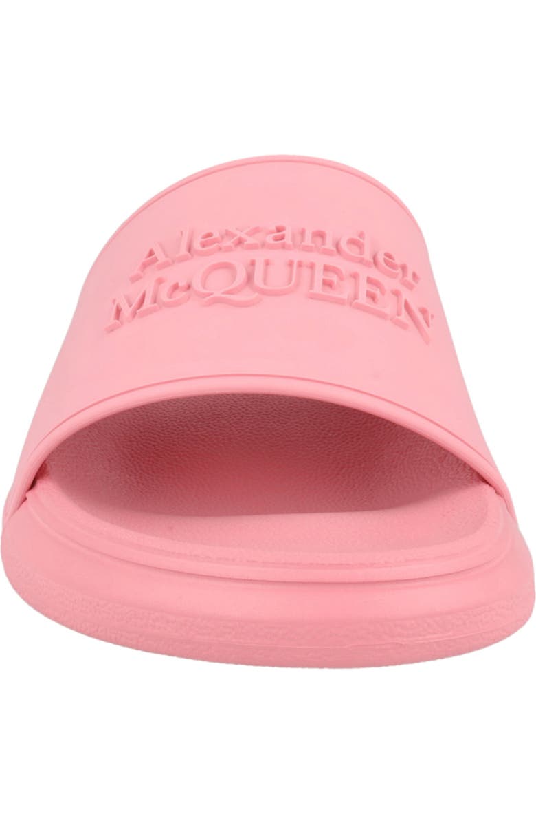 McQueen Logo Slide Sandal, Alternate, color,