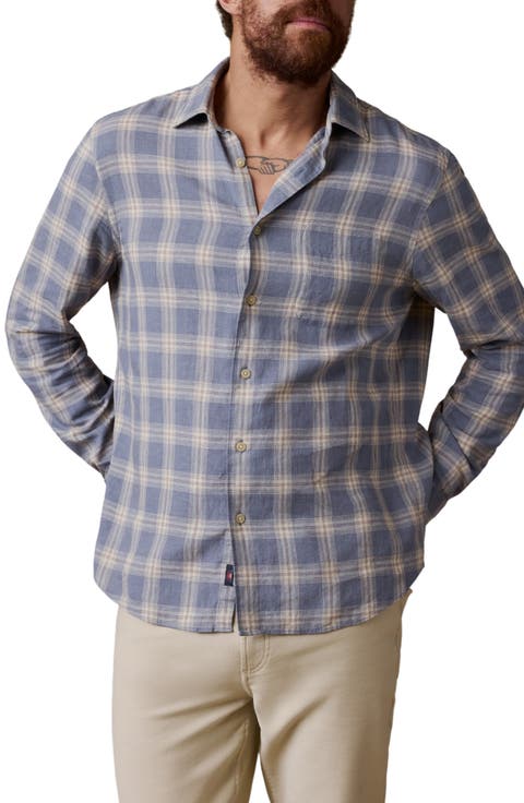 Palmetto Plaid Button-Up Shirt