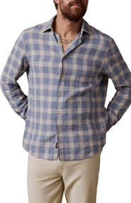 Faherty Palmetto Plaid Button-Up Shirt
