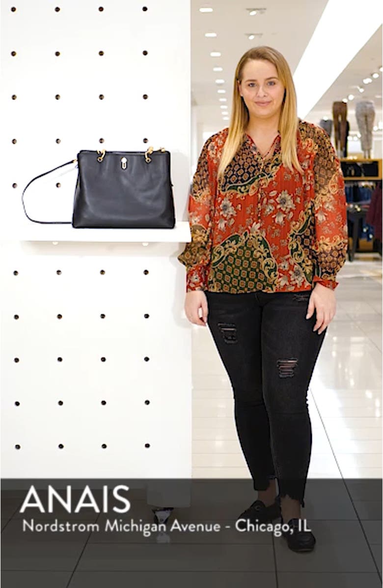 Lily Leather Top Handle Satchel, sales video thumbnail