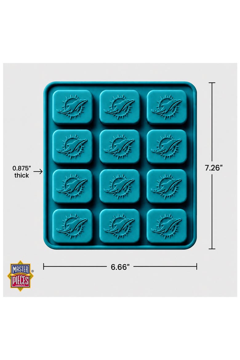 Miami Dolphins Ice Cube Tray, Alternate, color, Multicolor